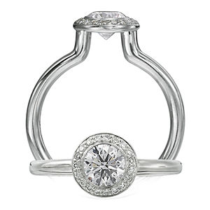 Gorgeous Ritani Endless Love Diamond Engagement Ring