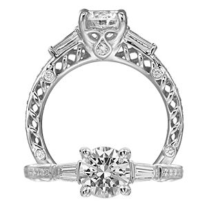 Gorgeous Ritani Andadare Engagement Ring
