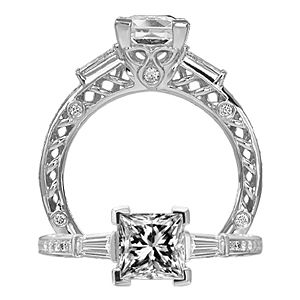 Stunning Ritani Anadare Engagement Ring