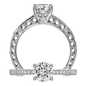 Gorgeous Ritani Anadare Diamond Engagement Ring