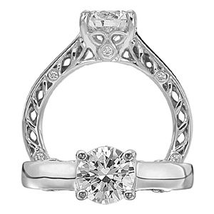 Ritani Diamond Anadare Collection Engagement Ring