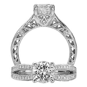 Spectacular Anadare Collection Engagement Ring