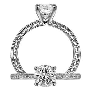 Alluring Ritani Anadare Collection Engagment Ring