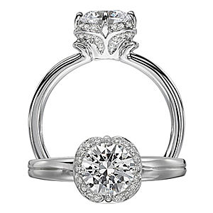 Elegant Floral By Ritani Collection Diamond Ring