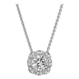 Elegant Floral By Ritani Diamond Pendant
