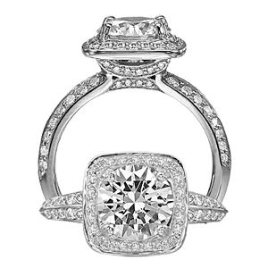 Gorgeous Ritani Masterwork Diamond Engagement Ring