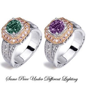 Alexandrite Diamond Ring By Simon G