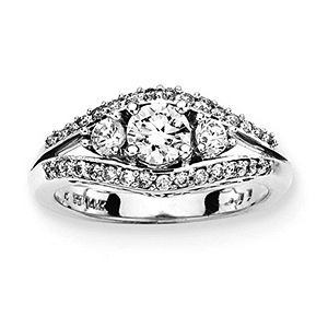 Three Stone 1/4 Carat Diamond Ring