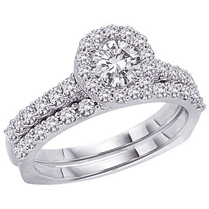 Complete Diamond Wedding Set