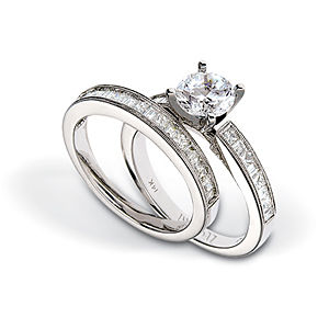 Exquisite Zeghani Diamond Wedding Set