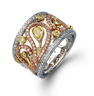 Simon G Vanity Fair Diamond Ring