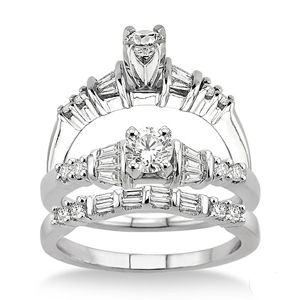 Elegant Complete Diamond Wedding Set