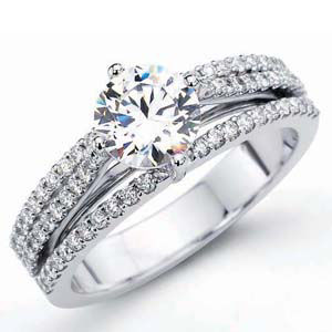 Simon G. LA Angel Diamond Engagement Ring