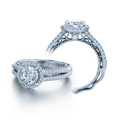 Alluring Verragio Venetian Collection Round Center Ring