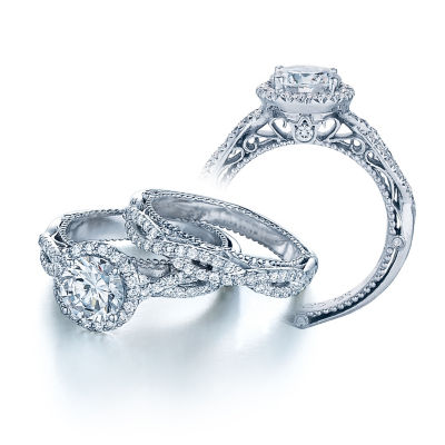 Lovely Verragio Venetian Collection Engagement Ring