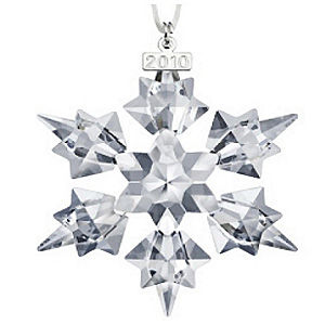 Swarovski Annual Edition Snowflake Ornament 2010