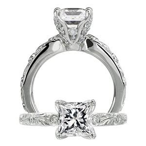 Ritani Romantique Designer Diamond Engagement Ring