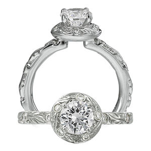 Ritani Romantique Diamond Engagement Ring