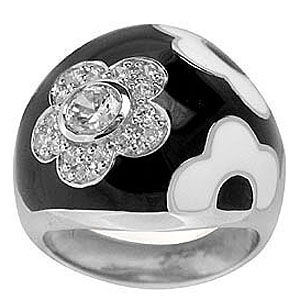 Belle Etoile Fleur Enamel Ring