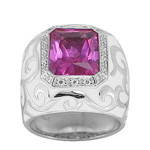 Belle Etoile Royale Enamel Ring