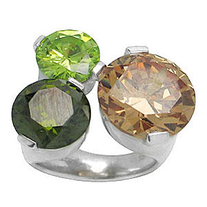 Belle Etoile Tres Chic Color Stone Ring