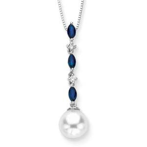 Exquisite Pearl And Diamond Pendant
