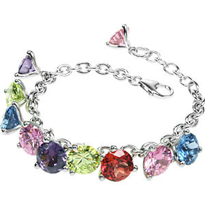 Belle Etoile Kaleidoscope Color Stone Bracelet