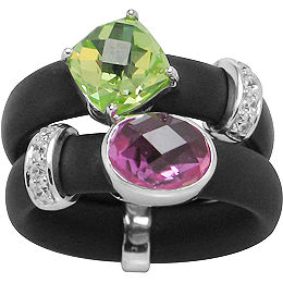 Belle Etoile Venezia Rubber Collection Ring