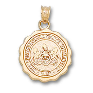 Gold Plated Penn State Seal Charm
