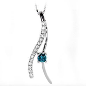 Blue Diamond Fashion Pendant