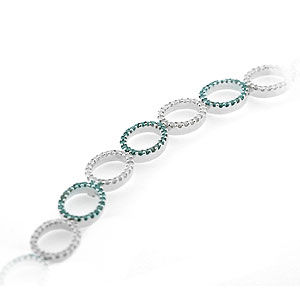 Blue Diamond Bracelet