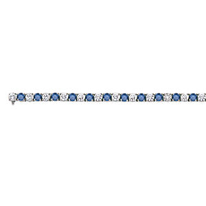 Eye Catching Blue Diamond Bracelet