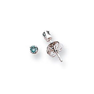 Elegant 1/10 Carat Blue Diamond Stud Earrings