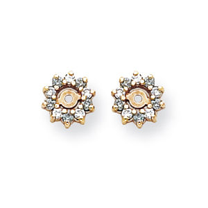 Elegant Blue Diamond Earring Jackets