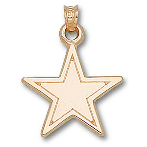 10k Yellow Gold Dallas Cowboys 3/4 inch Charm
