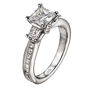 Princess Cut Engagement Ring by Scott Kay
