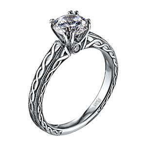 Scott Kay Vintage Collection Diamond Engagement Ring