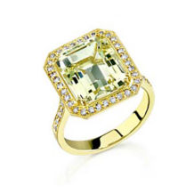 Madison Avenue Yellow Quartz Fashion Ring