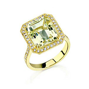 Madison Avenue Yellow Quartz Fashion Ring
