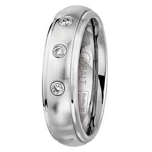 SK Cobalt Prime Collection BioBlu Mens Diamond Band