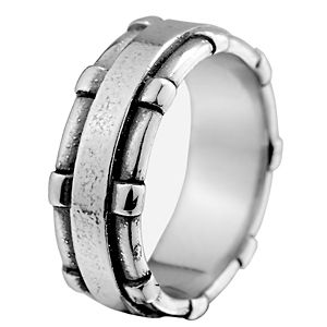 SK Cobalt Troy Collection 8mm Mens Wedding Band