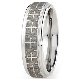 Devout Collection SK Cobalt Mens Wedding Ring