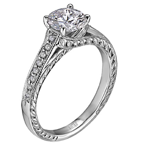 Scott Kay Vintage Collection Diamond Engagement Ring
