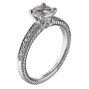Scott Kay Diamond Engagement Ring Vintage Collection