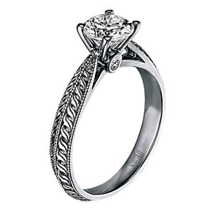 Scott Kay Vintage Collection Solitaire Engagement Ring