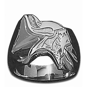 Sterling Silver Minnesota Vikings Mens Ring