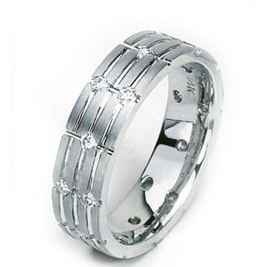 Designer Diamond Gents Band from Simon G