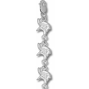 Sterling Silver Minnesota Vikings Bracelet
