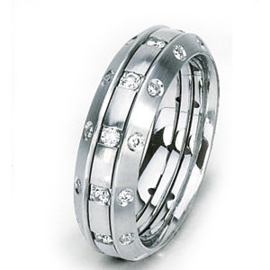 Dazzling Gents Diamond Band by Simon G
