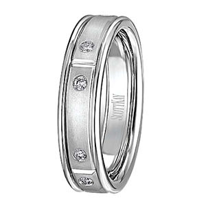 Scott Kay Javlin Diamond Mens Wedding Band